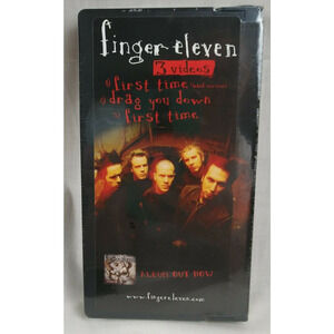 Finger Eleven 3 Videos RARE VHS PROMO 2000 - Sealed